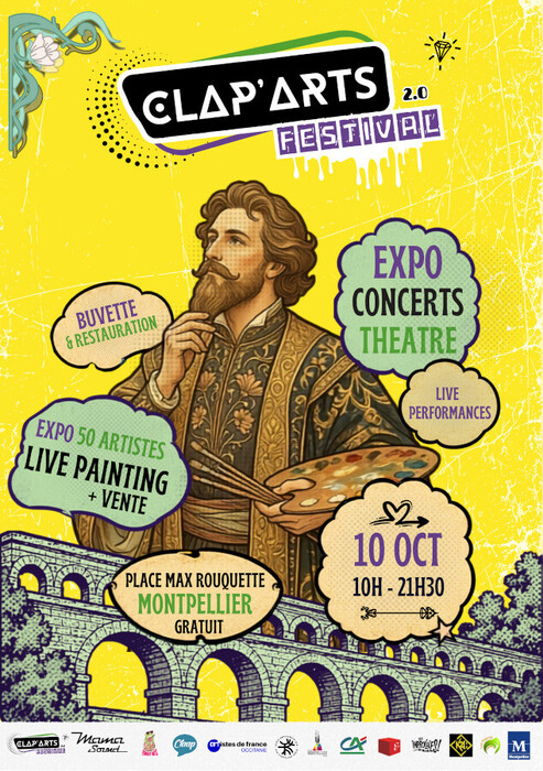 Festival Clap'Art  le dimanche 10 octobre 2026 &agrave; Montpellier