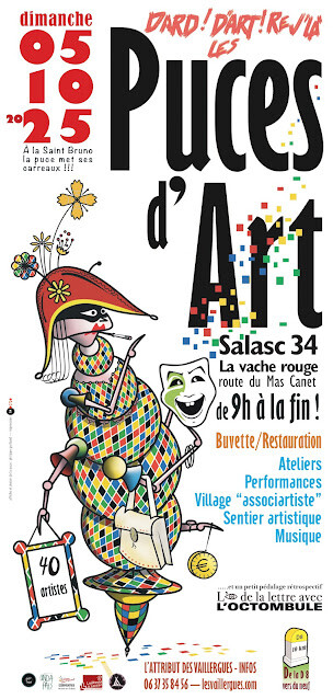 Les Puces d'Art à Salasc - Lac du Salagou