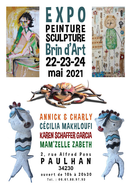 Exposition à l'Atelier Brin d'ART - Mai 2021