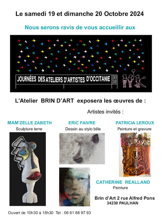 Journée des Ateliers d'Artistes Occitanie 2024